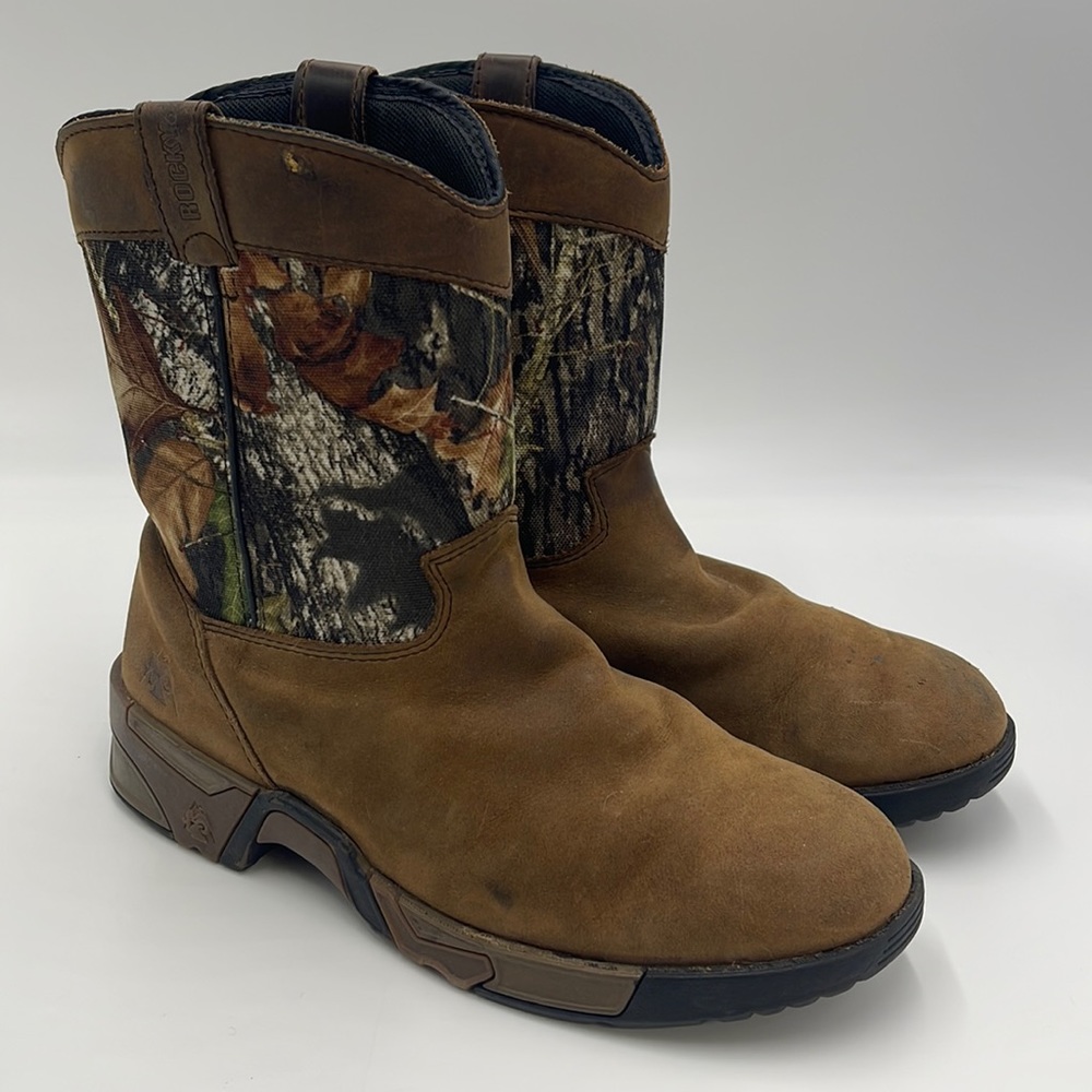 Rocky Kids CMO 6” Outdoor Brown size 7 Camo